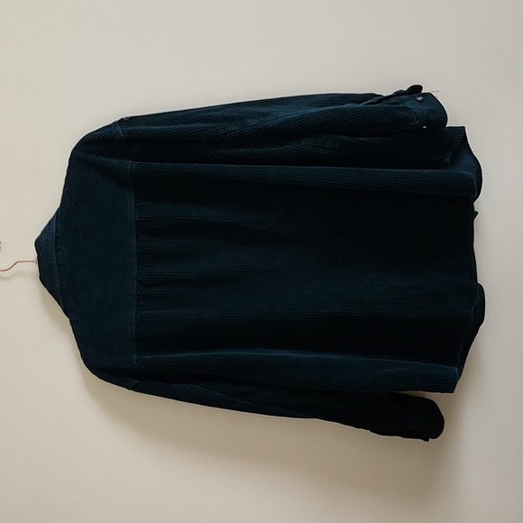 Looney Tunes Shirt Size XL Vintage Tweety Bird Hunter Green Corduroy Button-Up - Picture 9 of 10